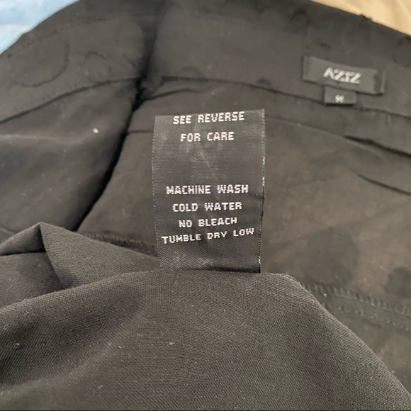 NWOT AZIZ WOMAN'S BLACK DOT FORMAL TOPS M - Picture 6 of 6